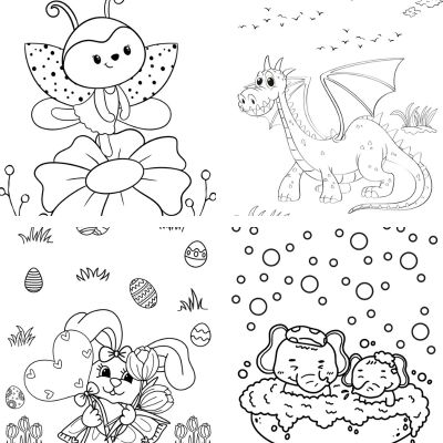 Free animal colouring pages for kids