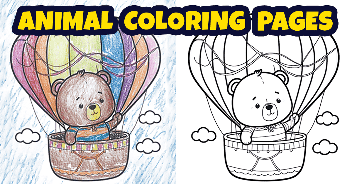 Free animal coloring pages for kids bip bap bop