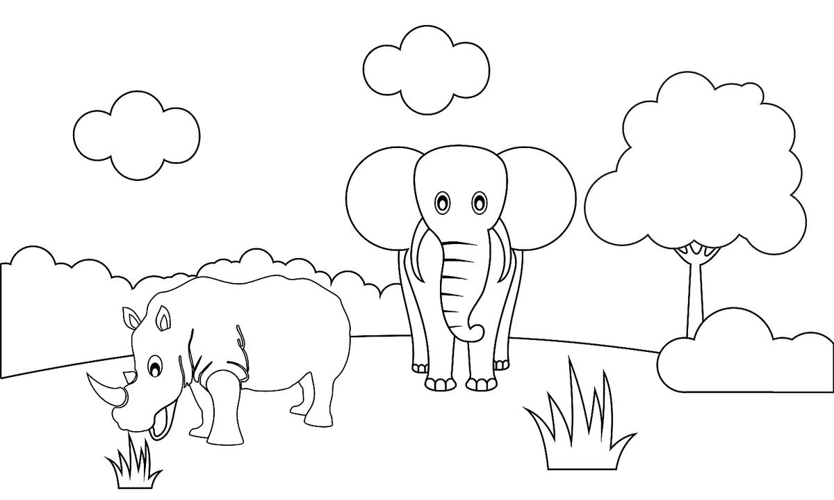 Animal coloring pages for kids free printable coloring pages of animals we love printables mom