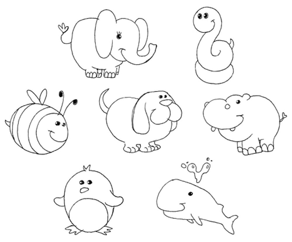 Animal coloring pages for kids free printable coloring pages of animals we love printables mom