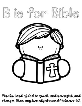 Bible coloring a