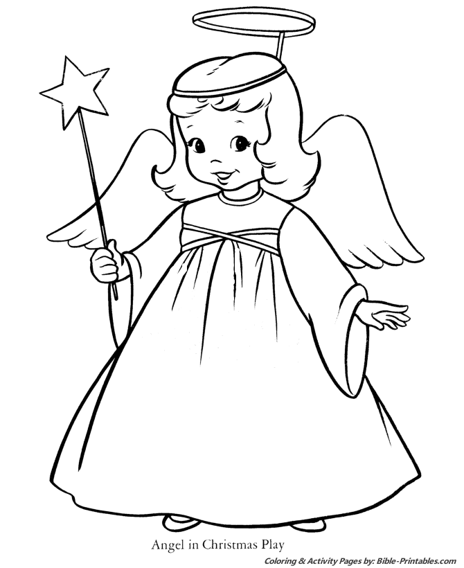 Christmas kids coloring pages
