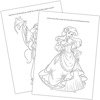 Disney coloring book set for kids girls