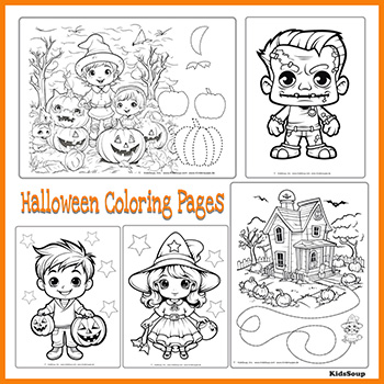 Halloween coloring pages resource library