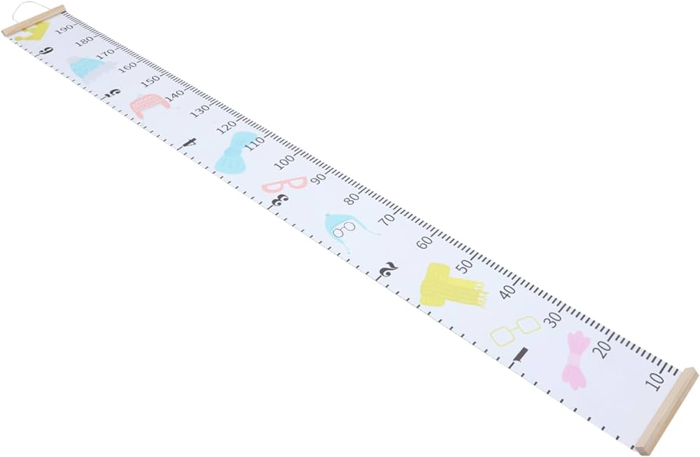 Totority height detection hanging picture infant measuring mat growth height tape diy height wall ruler kids growth ruler norse der growth chart for kids wood body child measuring table baby