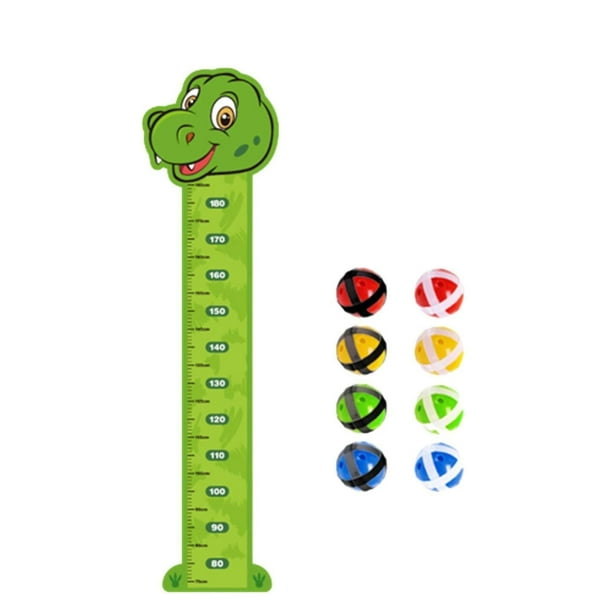 D kids growth ruler with sticky balls rtoon height measure tool toddlers z