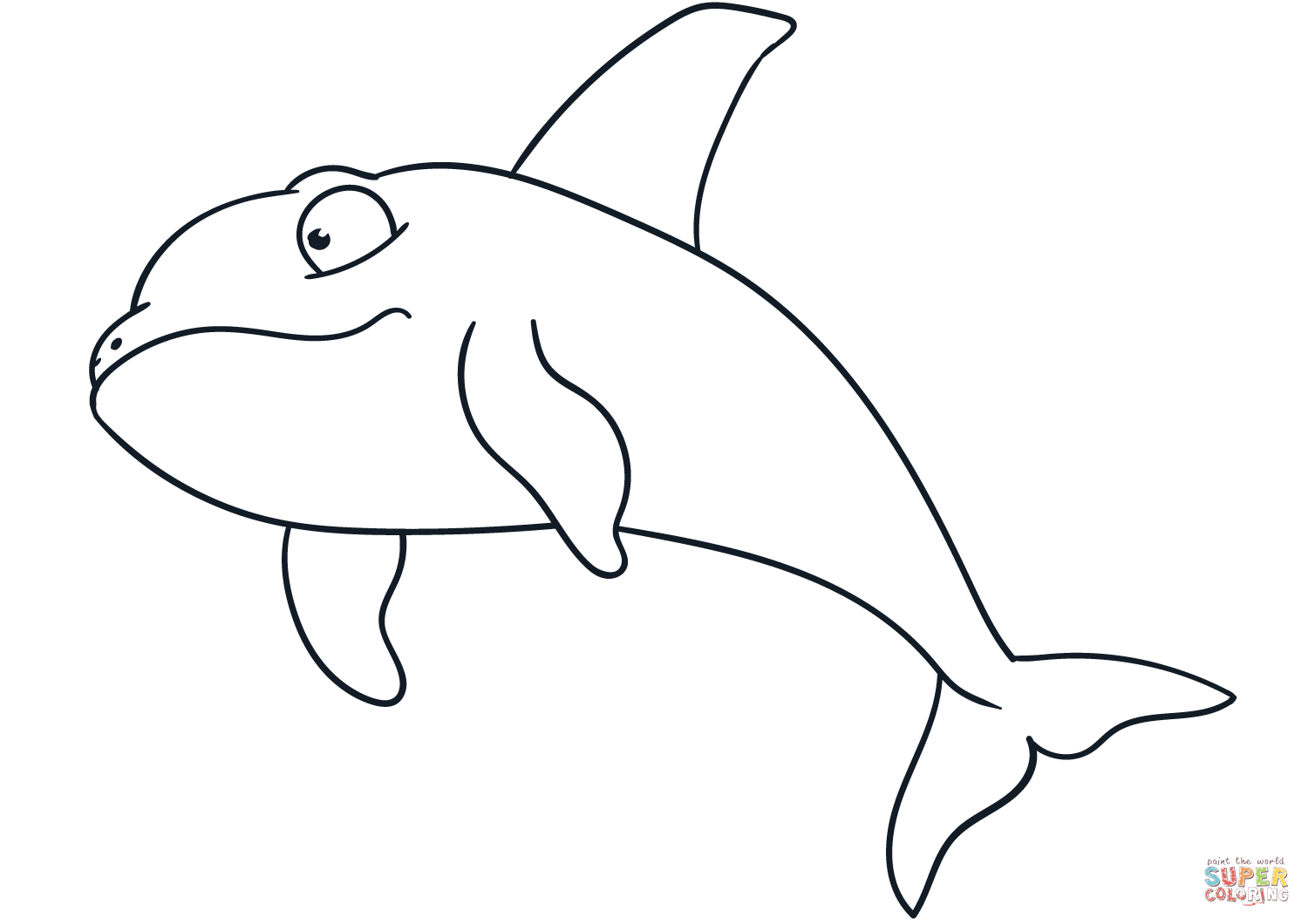 Killer whale coloring page free printable coloring pages