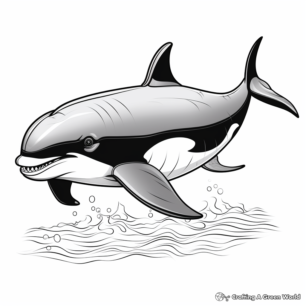 Whale coloring pages
