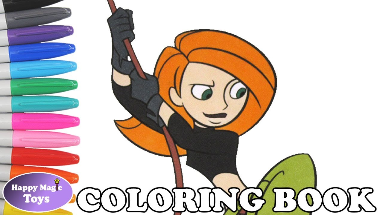 Ki possible coloring book page ki possible coloring page ki possible colouring book for kids art