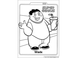 Kim possible colouring pages and kids colouring activities ppt