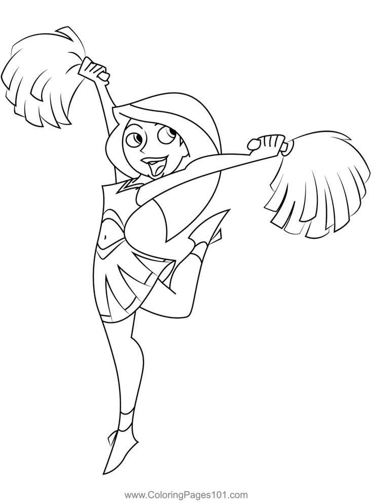 Dance kimpossible coloring page coloring pages coloring pages for kids printable coloring pages