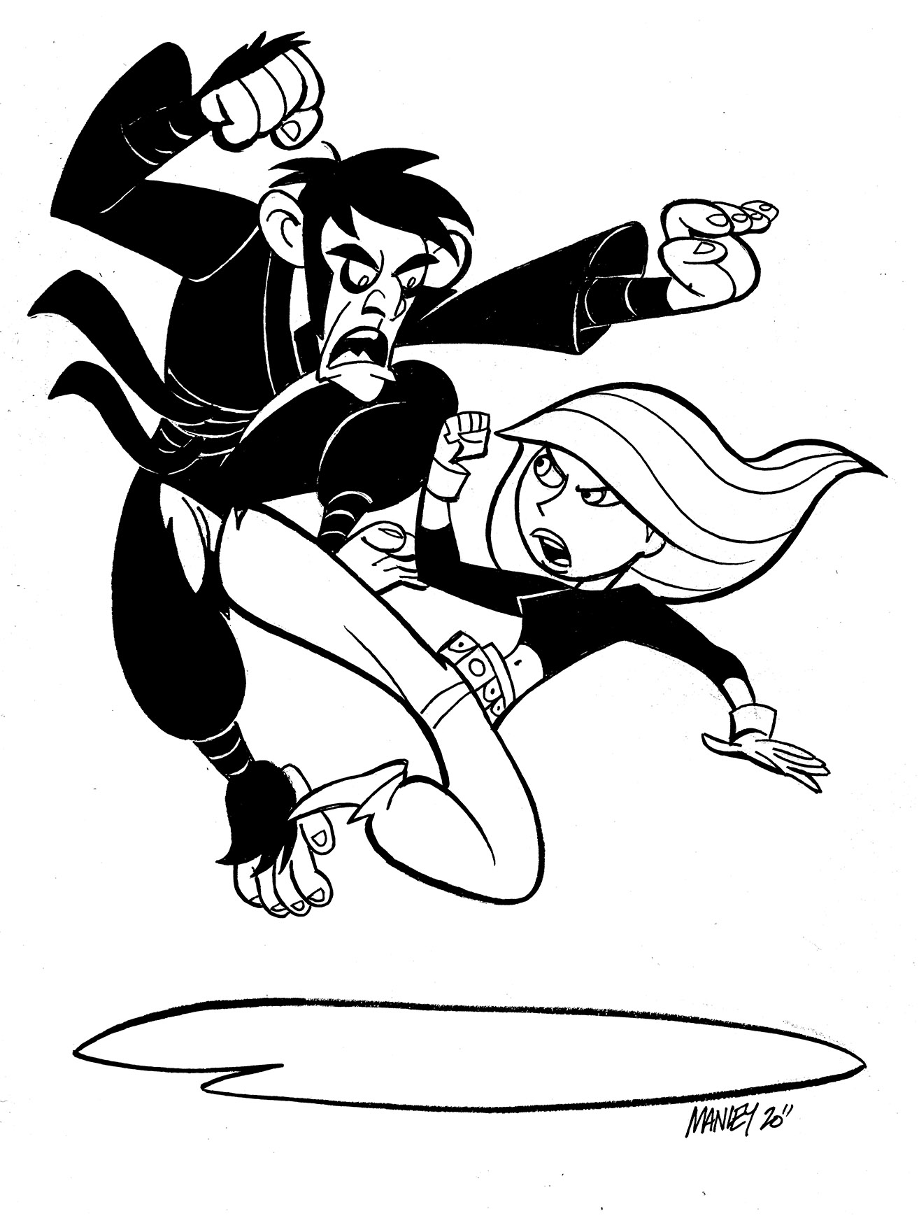 Mike manley on x inktober kim possible and monkey fist mission inktober kimpossible httpstcoicxlhqws x