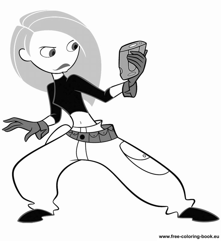 Coloring pages kim possible
