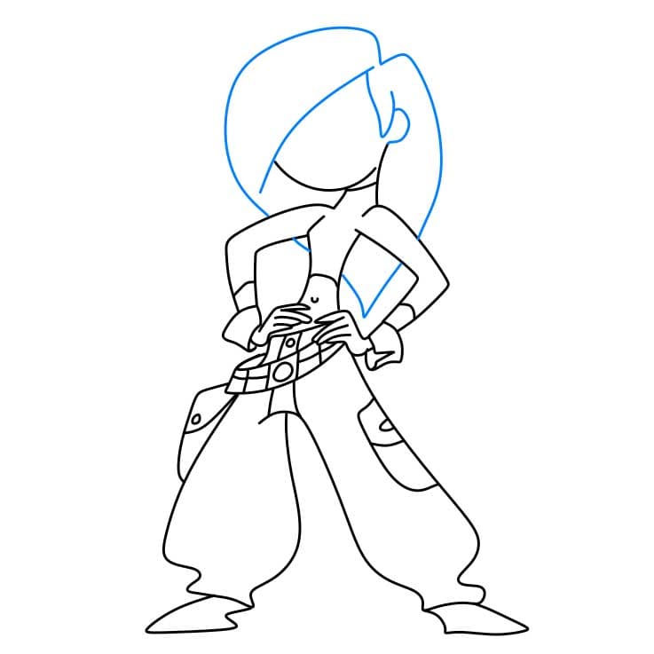 Kim possible drawing tutorial