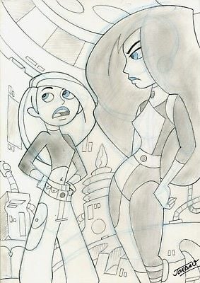 Here are some new pieces of concept art that actually show shego as more of an anti