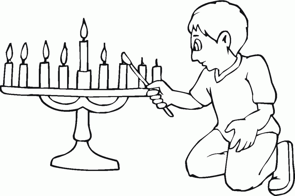 Hanukkah coloring pages