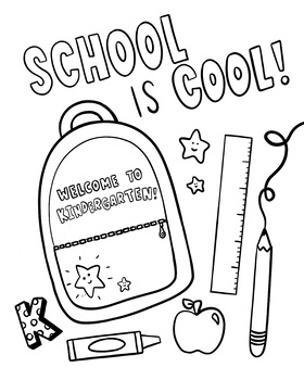 Kindergarten coloring sheets by hipster art teacher tpt