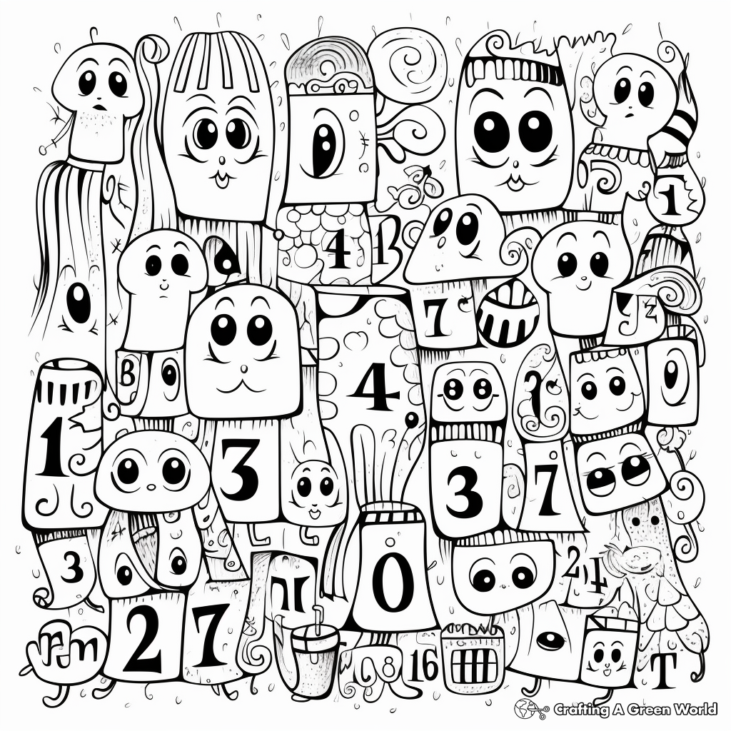 Kindergarten coloring pages
