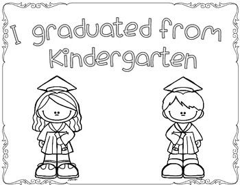 Graduation coloring pages freebie coloring pages kindergarten graduation kindergarten