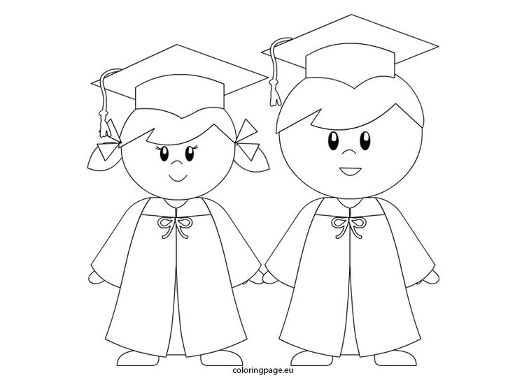 Kindergarten graduation coloring page for preschool preschool coloring pages kindergarten graduation preschool graduation