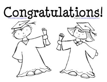 Graduation coloring page for preschool and kindergarten preschool graduation kindergarten graduation kindergarten
