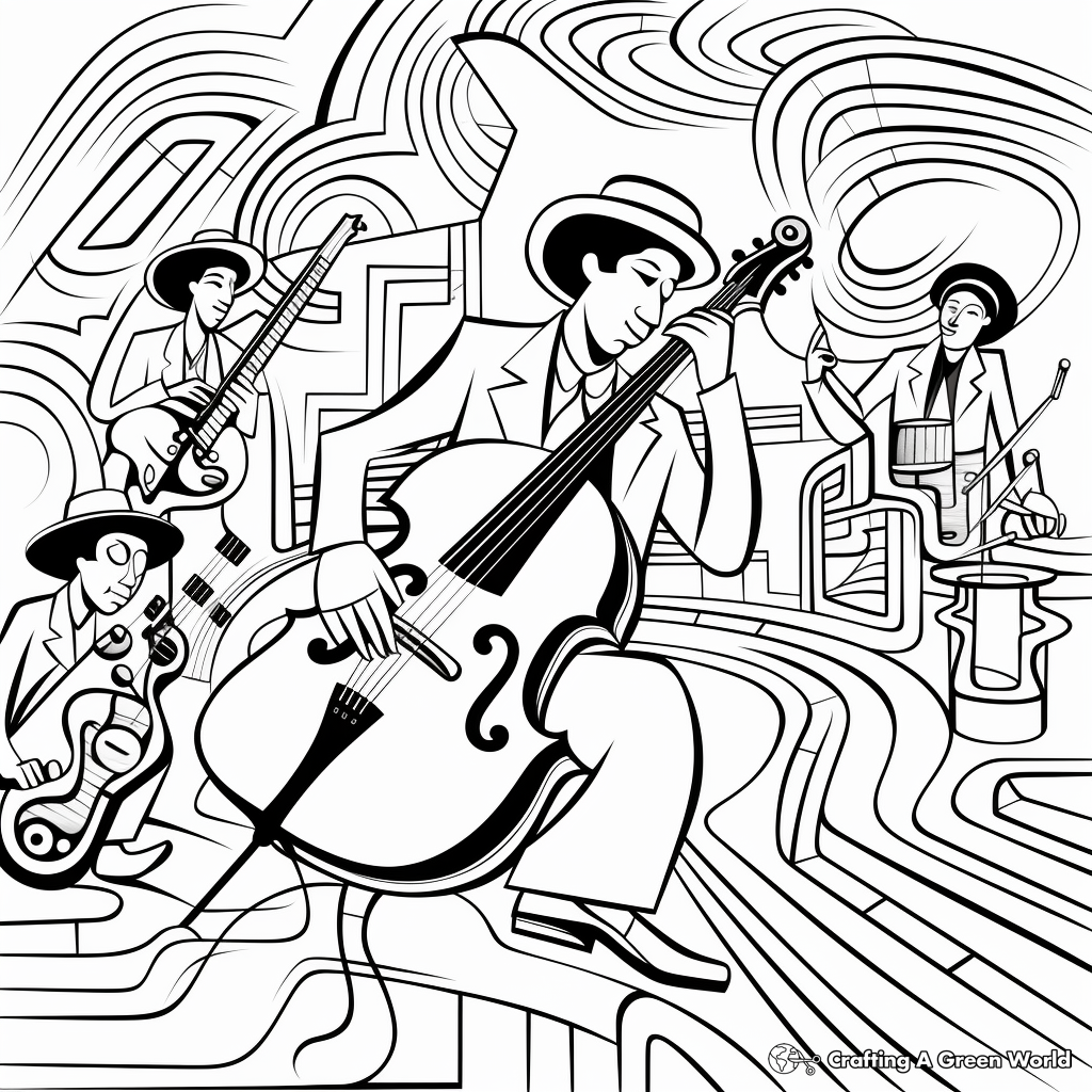 Music coloring pages