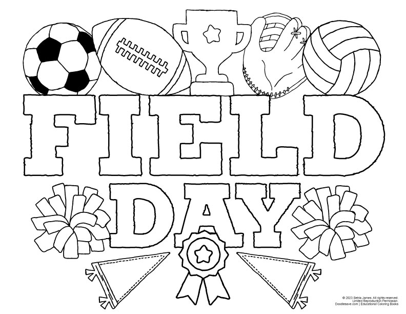 School coloring page doodles ave