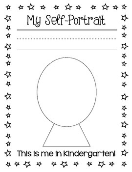 Kindergarten self portrait by katie mueller tpt