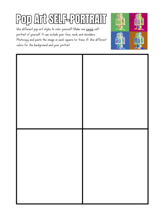 Self portrait ideas for kids art little bins for little hands