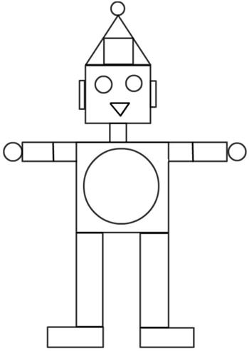 Color the shapes color the shapes in geometry coloring pictures of shapes