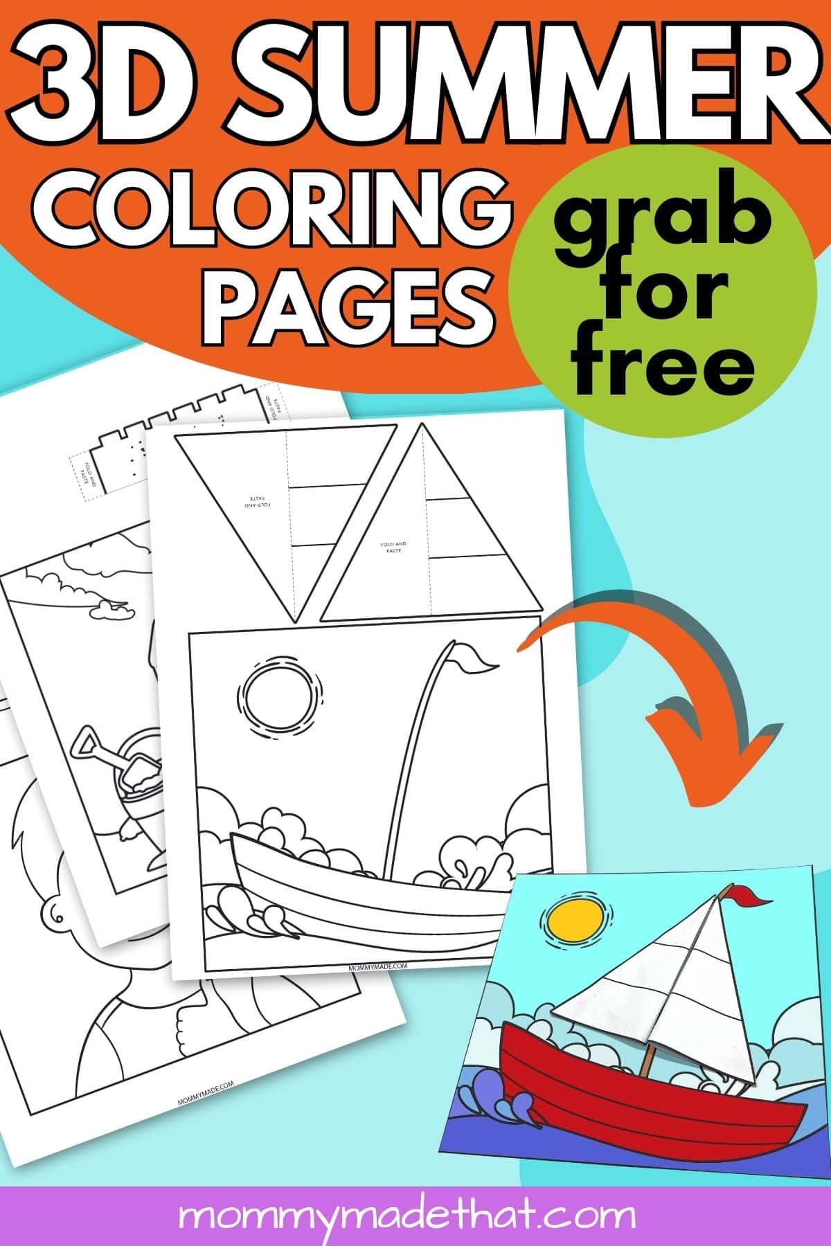 D summer coloring pages lots of fun free printables