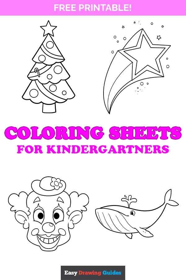 Free printable coloring sheets for kindergartners