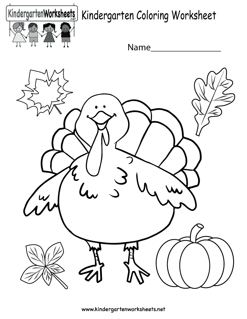 Kindergarten thanksgiving coloring worksheet printable halloween math worksheets math coloring worksheets coloring worksheets for kindergarten