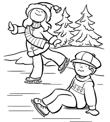 Printable winter coloring pages