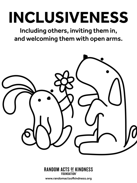 The random acts of kindness foundation kindness printables