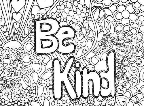 Louring sheets for mental health awareness week on the theme of kindness