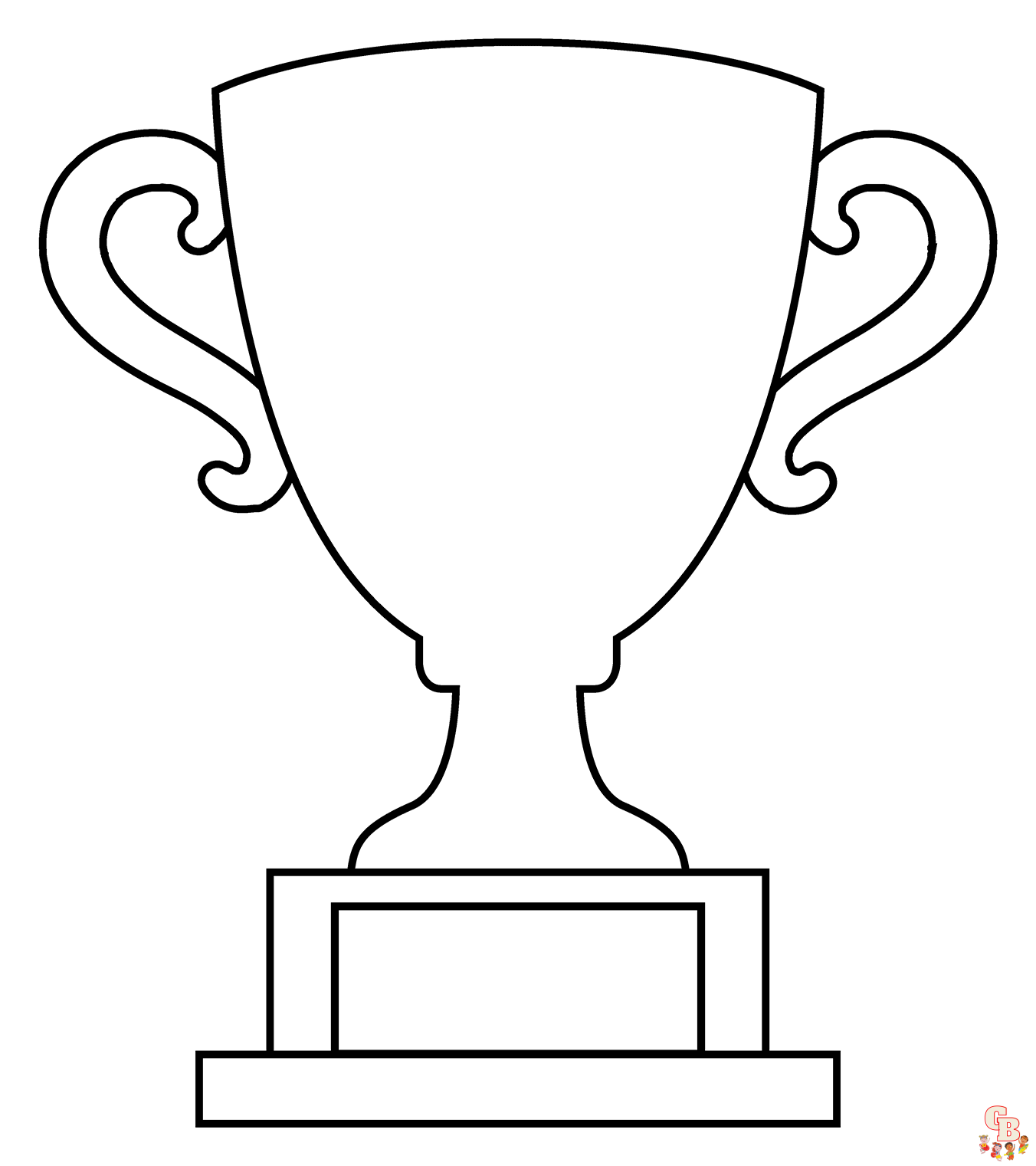 Get creative with trophy coloring pages for kids