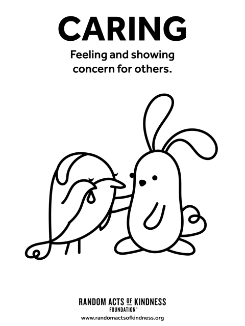 The random acts of kindness foundation kindness printables