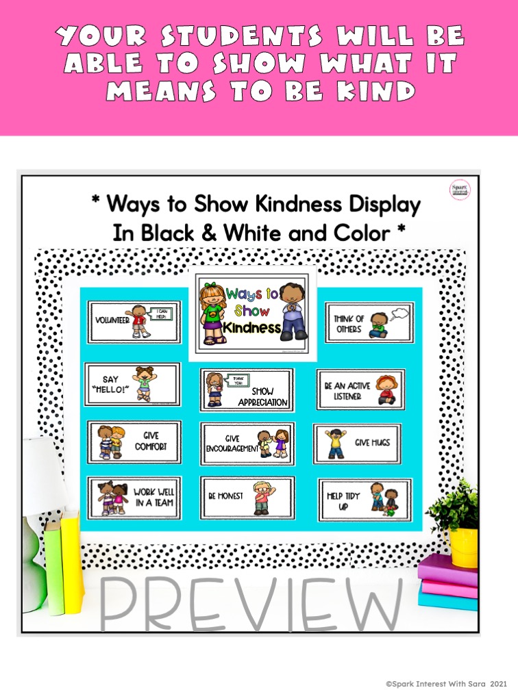 Preschool kindness activities made by teachers
