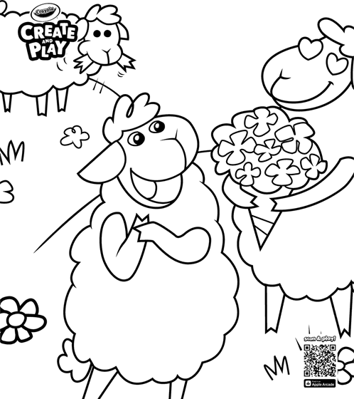 Create and play colors of kindness flowers of kindness coloring