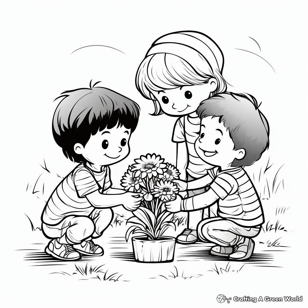 Kindness coloring pages
