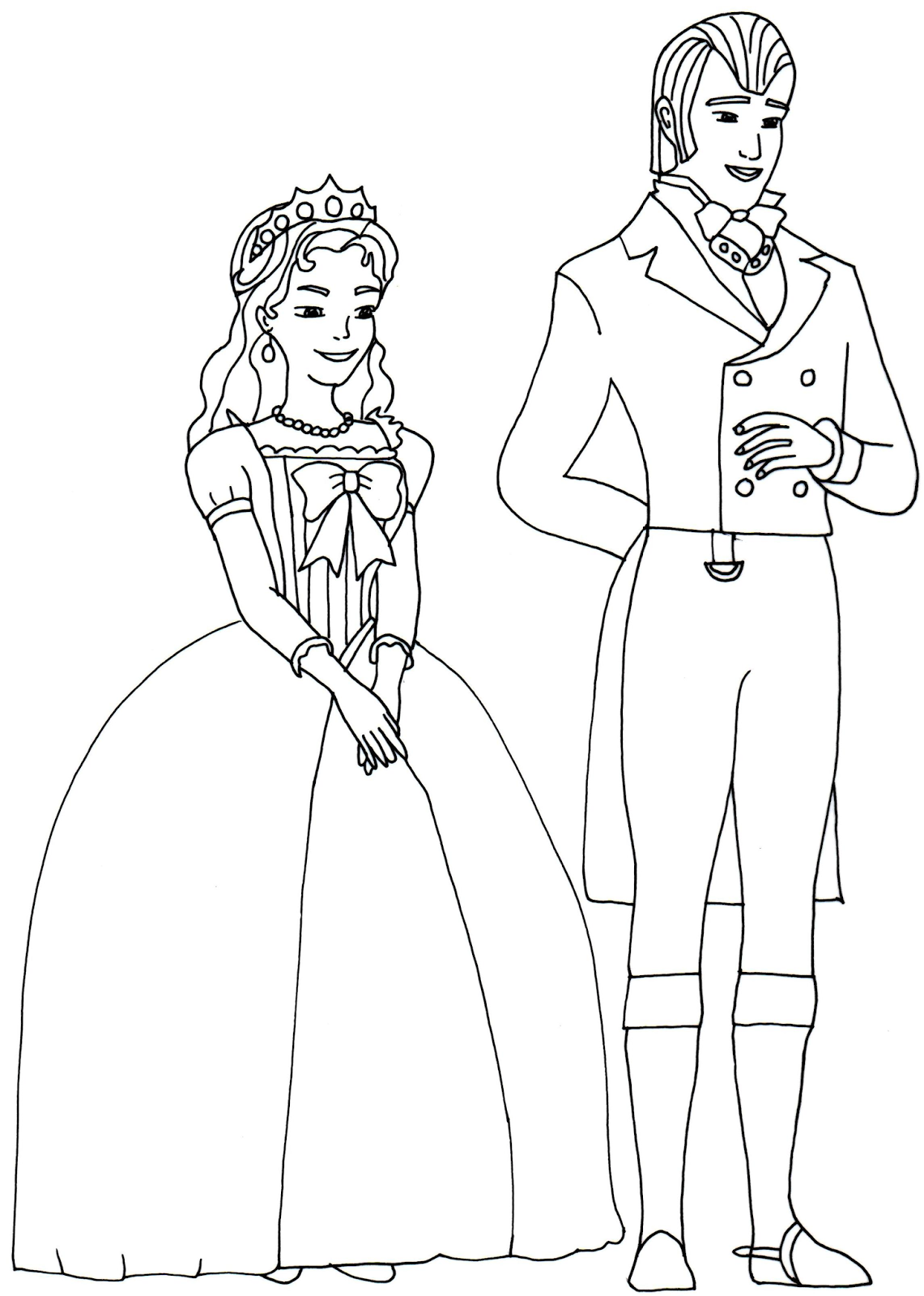 Sofia the first coloring pages king and queen sofia the first coloring page