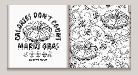 King cake vector images over