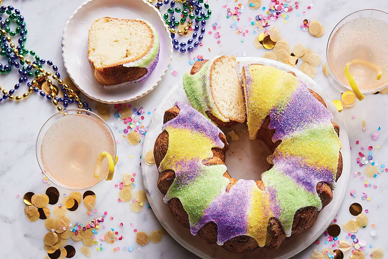 Mardi gras king cake recipe king arthur baking