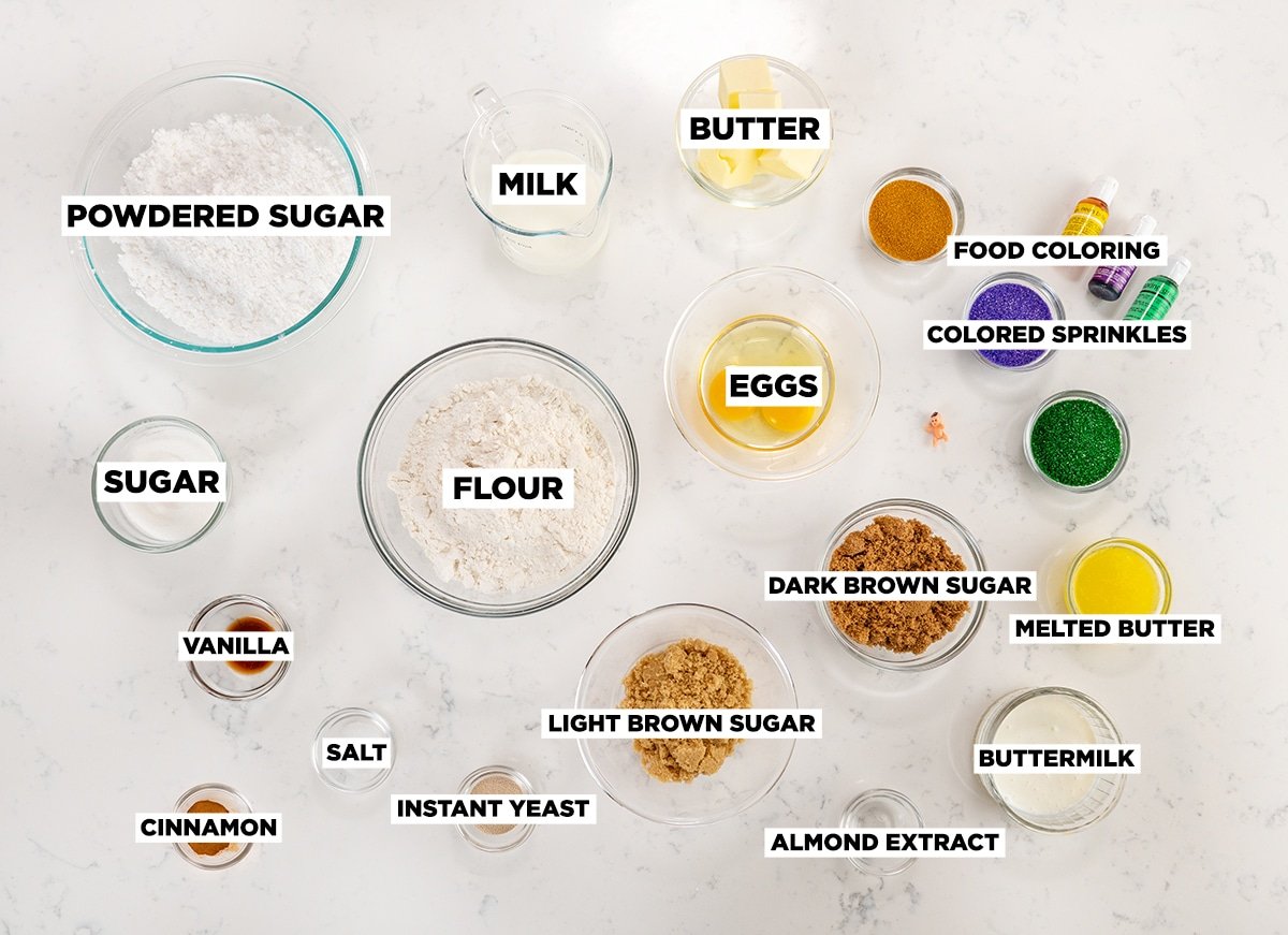 Traditional mardi gras king cake recipe â sugar geek show