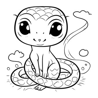 Page king cobra coloring page images