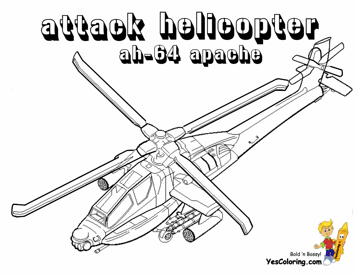 Helicopter coloring pages printable for free download
