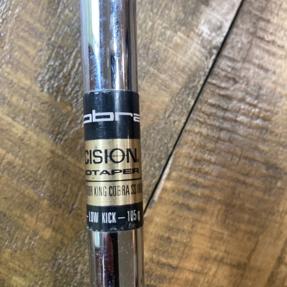 King cobra ssi single iron precision g stiff flex steel shaft new grip