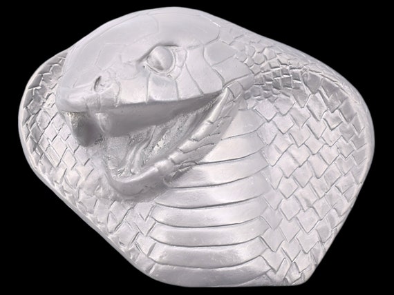 Cobra snake serpent belt buckle