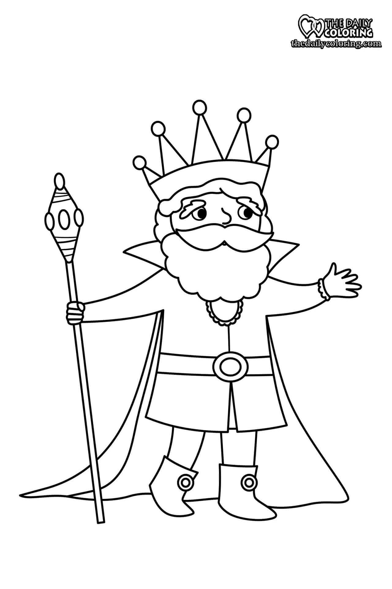 King coloring pages rfreecoloringpages